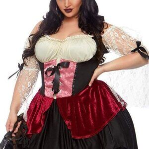 Plus Wicked Waters Wench  Halloween Cosplay Costume Size - 1X/2X